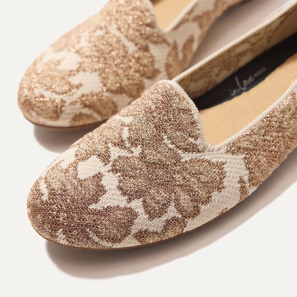 Rothy’s Lounge Loafer - Gold Chantilly - 7.5 - Picture 2 of 11